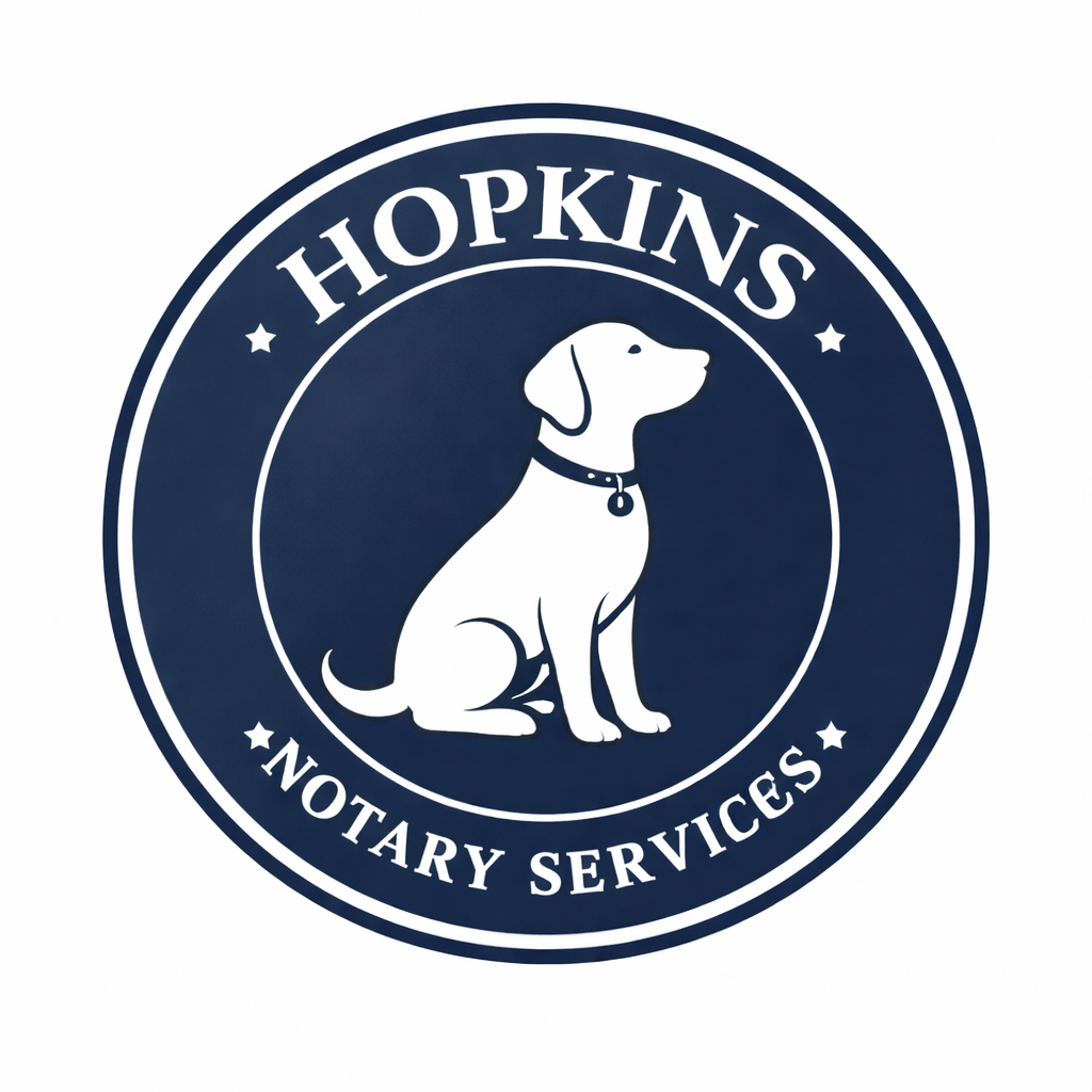 Hopkins Notary Services logo